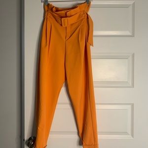 Orange trousers